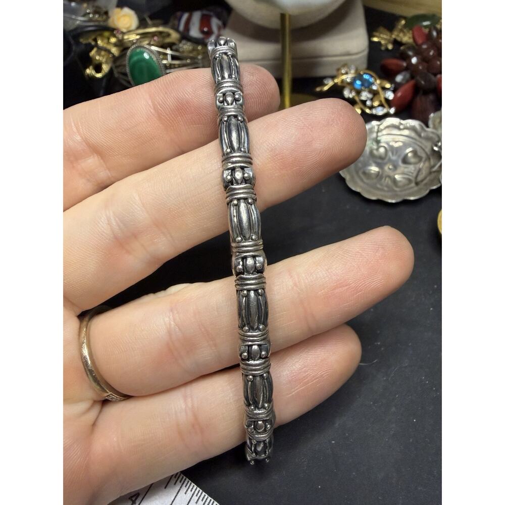 Konstantino 925 Sterling Silver And 18k Gold Bracelet 6.75 - Picture 4 of 4